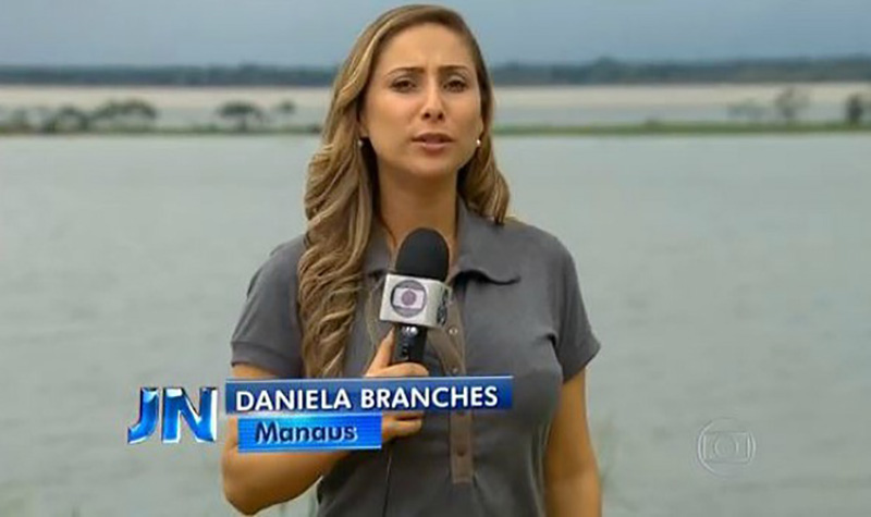 Daniela Branches globo reporter gefangen im Netz Fotos